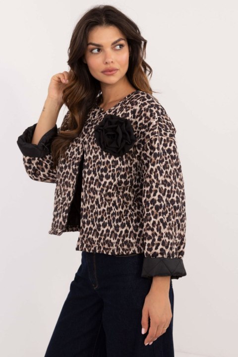 Kurtka Damska Model DHJ-KR-A8357-2.87 Black/Beige - Italy Moda Italy Moda Kurtka Damska Model DHJ-KR-A8357-2.87 Black/Beige - Italy Moda Italy Moda