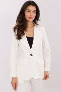Marynarka Model DHJ-MA-18736.12 Ecru - Italy Moda Italy Moda Marynarka Model DHJ-MA-18736.12 Ecru - Italy Moda Italy Moda