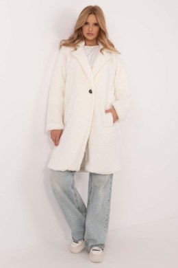 Płaszcz Damski Model DHJ-PL-19991.93P Ecru - Italy Moda Italy Moda