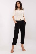 Spodnie Damskie Model DHJ-SP-20506.79 Black - Italy Moda Italy Moda Spodnie Damskie Model DHJ-SP-20506.79 Black - Italy Moda Italy Moda
