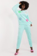 Spodnie Komplet Model DHJ-KMPL-8655.05 Mint - Italy Moda Italy Moda Spodnie Komplet Model DHJ-KMPL-8655.05 Mint - Italy Moda Italy Moda
