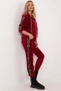 Spodnie Komplet Model DHJ-KMPL-9137.25 Bordo - Italy Moda Italy Moda Spodnie Komplet Model DHJ-KMPL-9137.25 Bordo - Italy Moda Italy Moda