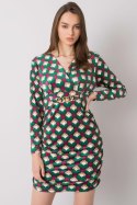 Sukienka Model DHJ-SK-12695.26P Green - Italy Moda Italy Moda Sukienka Model DHJ-SK-12695.26P Green - Italy Moda Italy Moda
