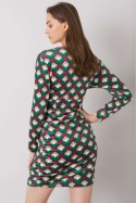 Sukienka Model DHJ-SK-12695.26P Green - Italy Moda Italy Moda Sukienka Model DHJ-SK-12695.26P Green - Italy Moda Italy Moda