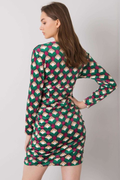Sukienka Model DHJ-SK-12695.26P Green - Italy Moda Italy Moda Sukienka Model DHJ-SK-12695.26P Green - Italy Moda Italy Moda