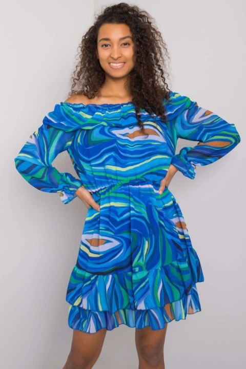 Sukienka Model DHJ-SK-15015-1.48P Dark Blue - Italy Moda Italy Moda Sukienka Model DHJ-SK-15015-1.48P Dark Blue - Italy Moda Italy Moda