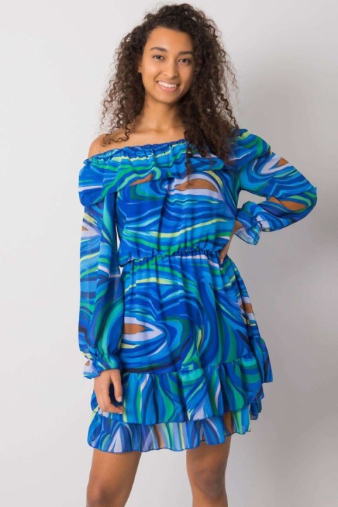Sukienka Model DHJ-SK-15015-1.48P Dark Blue - Italy Moda Italy Moda Sukienka Model DHJ-SK-15015-1.48P Dark Blue - Italy Moda Italy Moda