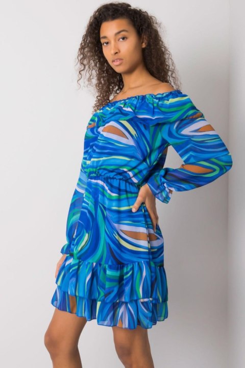 Sukienka Model DHJ-SK-15015-1.48P Dark Blue - Italy Moda Italy Moda Sukienka Model DHJ-SK-15015-1.48P Dark Blue - Italy Moda Italy Moda