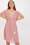 Sukienka Model DHJ-SK-1508.12 Light Pink - Italy Moda Italy Moda Sukienka Model DHJ-SK-1508.12 Light Pink - Italy Moda Italy Moda