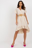 Sukienka Model DHJ-SK-8358.19 Beige - Italy Moda Italy Moda Sukienka Model DHJ-SK-8358.19 Beige - Italy Moda Italy Moda