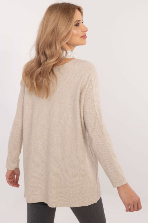 Sweter Damski Model DHJ-BZ-19226.91 Beige - Italy Moda Italy Moda Sweter Damski Model DHJ-BZ-19226.91 Beige - Italy Moda Italy Moda