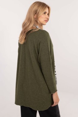 Sweter Damski Model DHJ-BZ-19226.91 Khaki - Italy Moda Italy Moda