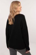 Sweter Damski Model DHJ-SW-17690.21 Black - Italy Moda Italy Moda Sweter Damski Model DHJ-SW-17690.21 Black - Italy Moda Italy Moda