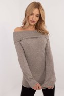 Sweter Damski Model DHJ-SW-A2449.33 Dark Beige - Italy Moda Italy Moda Sweter Damski Model DHJ-SW-A2449.33 Dark Beige - Italy Moda Italy Moda