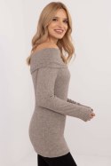 Sweter Damski Model DHJ-SW-A2449.33 Dark Beige - Italy Moda Italy Moda Sweter Damski Model DHJ-SW-A2449.33 Dark Beige - Italy Moda Italy Moda