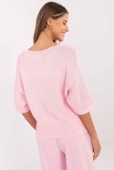 Sweter Damski Model MI-SW-2101.06 Light Pink - Italy Moda Italy Moda Sweter Damski Model MI-SW-2101.06 Light Pink - Italy Moda Italy Moda