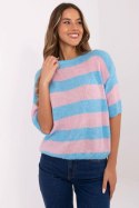 Sweter Damski Model MI-SW-2503.84 Blue - Italy Moda Italy Moda Sweter Damski Model MI-SW-2503.84 Blue - Italy Moda Italy Moda