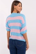 Sweter Damski Model MI-SW-2503.84 Blue - Italy Moda Italy Moda Sweter Damski Model MI-SW-2503.84 Blue - Italy Moda Italy Moda