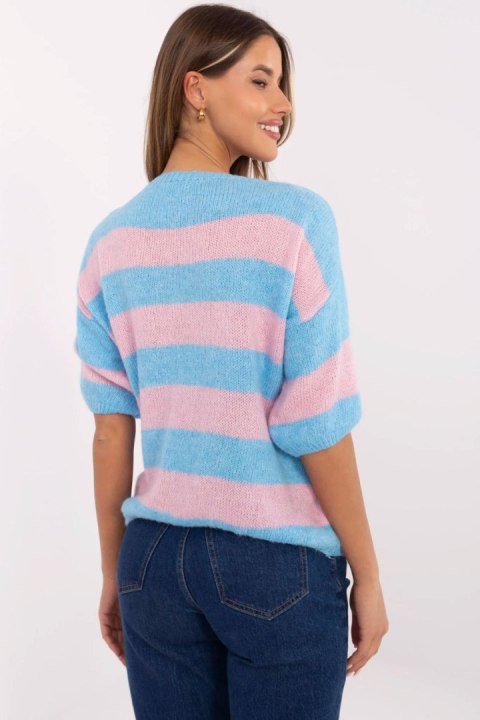 Sweter Damski Model MI-SW-2503.84 Blue - Italy Moda Italy Moda Sweter Damski Model MI-SW-2503.84 Blue - Italy Moda Italy Moda