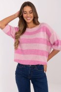 Sweter Damski Model MI-SW-2503.84 Pink - Italy Moda Italy Moda Sweter Damski Model MI-SW-2503.84 Pink - Italy Moda Italy Moda
