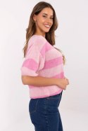 Sweter Damski Model MI-SW-2503.84 Pink - Italy Moda Italy Moda Sweter Damski Model MI-SW-2503.84 Pink - Italy Moda Italy Moda