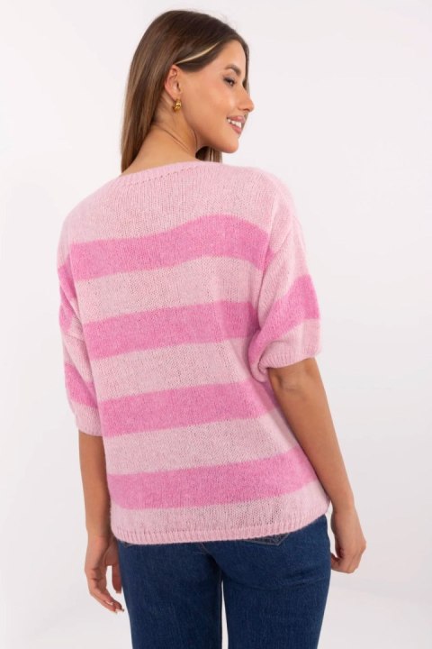 Sweter Damski Model MI-SW-2503.84 Pink - Italy Moda Italy Moda Sweter Damski Model MI-SW-2503.84 Pink - Italy Moda Italy Moda