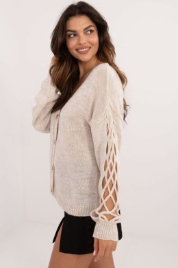 Sweter Damski Model MI-SW-2908.28 Light Beige - Italy Moda Italy Moda