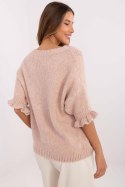 Sweter Damski Model MI-SW-2913.99 Light Pink - Italy Moda Italy Moda Sweter Damski Model MI-SW-2913.99 Light Pink - Italy Moda Italy Moda