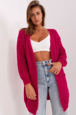 Sweter Kardigan Model DHJ-SW-1009.09P Fuksja - Italy Moda Italy Moda