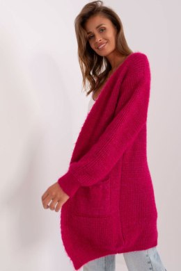 Sweter Kardigan Model DHJ-SW-1009.09P Fuksja - Italy Moda Italy Moda