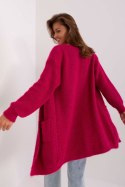Sweter Kardigan Model DHJ-SW-1009.09P Fuksja - Italy Moda Italy Moda Sweter Kardigan Model DHJ-SW-1009.09P Fuksja - Italy Moda Italy Moda