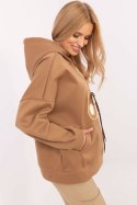 Bluza Damska Model DHJ-BL-A8695.65P Camel - Italy Moda Italy Moda Bluza Damska Model DHJ-BL-A8695.65P Camel - Italy Moda Italy Moda