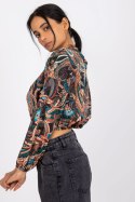 Bluzka Model DHJ-BZ-15170.39 Black/Beige - Italy Moda Italy Moda Bluzka Model DHJ-BZ-15170.39 Black/Beige - Italy Moda Italy Moda