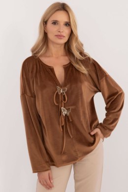 Bluzka Model DHJ-BZ-19916.03P Light Brown - Italy Moda Italy Moda