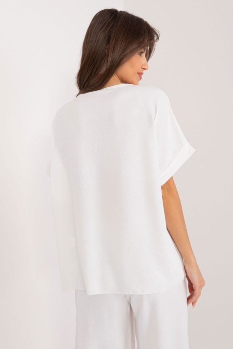 Bluzka Model DHJ-BZ-8368.02 Ecru - Italy Moda Italy Moda