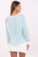 Bluzka Model MI-BZ-M742.86 Mint - Italy Moda Italy Moda Bluzka Model MI-BZ-M742.86 Mint - Italy Moda Italy Moda