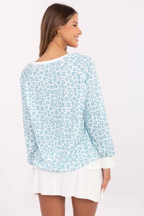 Bluzka Model MI-BZ-M742.86 Mint - Italy Moda Italy Moda Bluzka Model MI-BZ-M742.86 Mint - Italy Moda Italy Moda