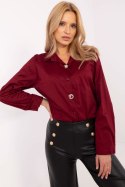 Koszula Damska Model DHJ-KS-20132.04P Bordo - Italy Moda Italy Moda Koszula Damska Model DHJ-KS-20132.04P Bordo - Italy Moda Italy Moda