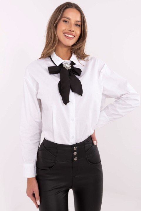 Koszula Damska Model DHJ-KS-9236.92P White - Italy Moda Italy Moda Koszula Damska Model DHJ-KS-9236.92P White - Italy Moda Italy Moda