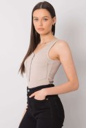 Koszulka Top MOdel DHJ-TP-13287.36P Beige - Italy Moda Italy Moda Koszulka Top MOdel DHJ-TP-13287.36P Beige - Italy Moda Italy Moda