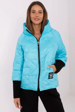 Kurtka Damska Model MI-KR-9002.71P Turkus - Italy Moda Italy Moda