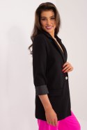 Marynarka Model DHJ-MA-18598.13 Black - Italy Moda Italy Moda Marynarka Model DHJ-MA-18598.13 Black - Italy Moda Italy Moda