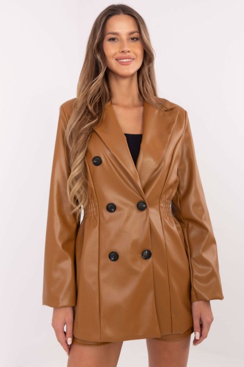 Marynarka Model DHJ-MA-A8683.37 Camel - Italy Moda Italy Moda Marynarka Model DHJ-MA-A8683.37 Camel - Italy Moda Italy Moda