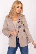 Marynarka Model DHJ-MA-A8770.47P Dark Beige - Italy Moda Italy Moda Marynarka Model DHJ-MA-A8770.47P Dark Beige - Italy Moda Italy Moda