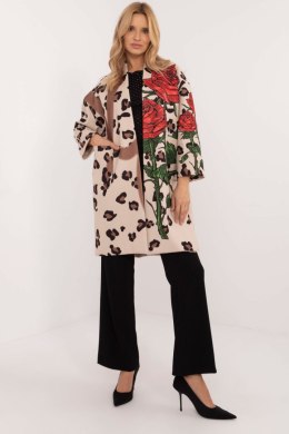 Płaszcz Damski Model DHJ-PL-19821.60P Beige - Italy Moda Italy Moda