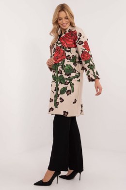Płaszcz Damski Model DHJ-PL-19821.60P Beige - Italy Moda Italy Moda