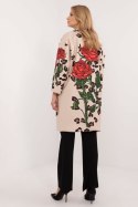 Płaszcz Damski Model DHJ-PL-19821.60P Beige - Italy Moda Italy Moda Płaszcz Damski Model DHJ-PL-19821.60P Beige - Italy Moda Italy Moda