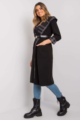 Płaszcz Damski Model DHJ-PL-A5721.40X Black - Italy Moda Italy Moda