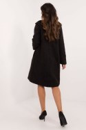 Płaszcz Damski Model MI-PL-138.51 Black - Italy Moda Italy Moda Płaszcz Damski Model MI-PL-138.51 Black - Italy Moda Italy Moda