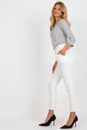 Spodnie Damskie Model DHJ-SP-12787.21X Ecru - Italy Moda Italy Moda